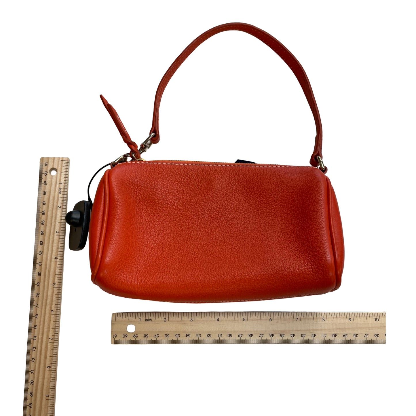 Handbag Designer By Dooney And Bourke In Orange, Size:Small