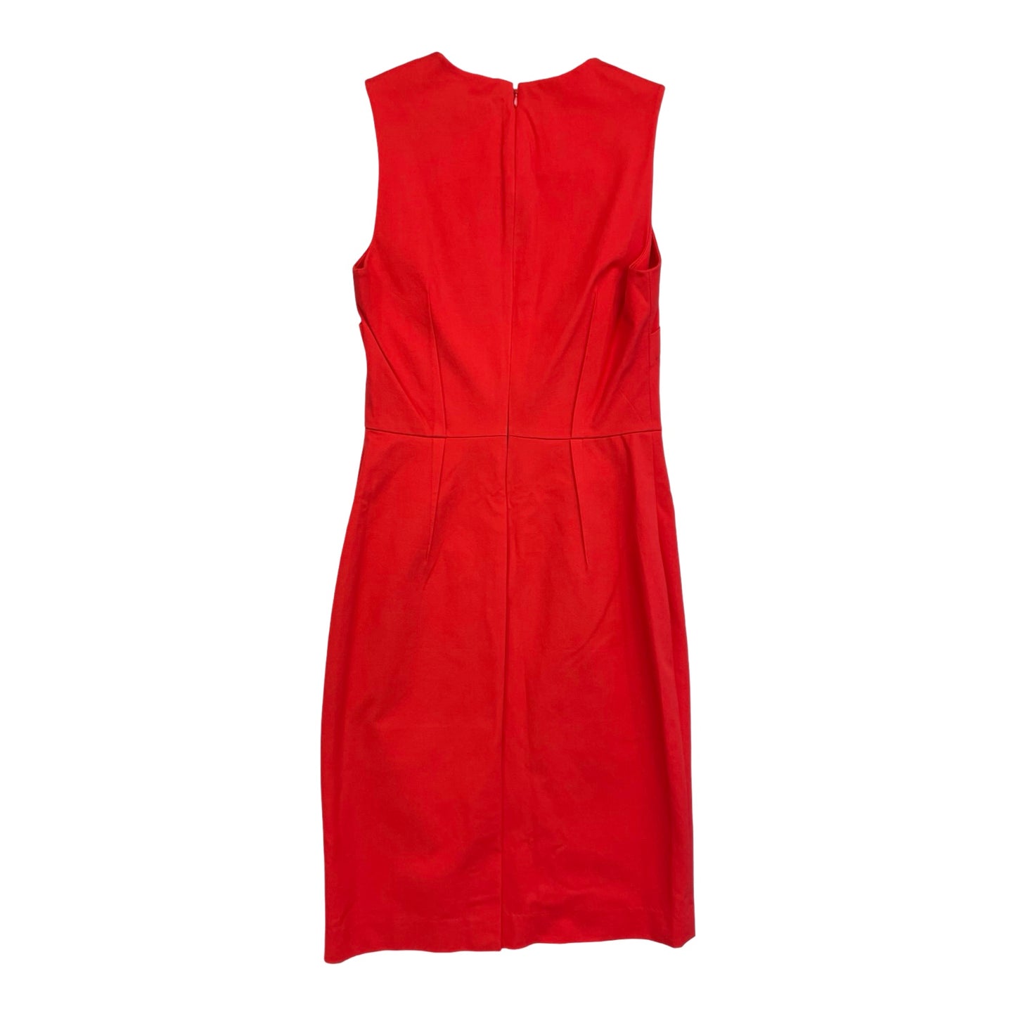Dress Casual Midi By Banana Republic In Red, Size:8