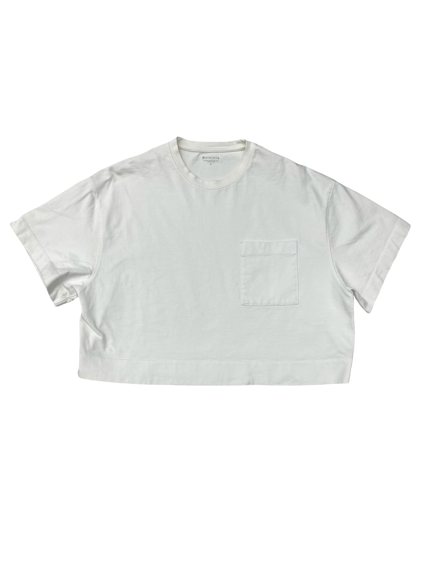 Top Ss By Athleta In White, Size:S