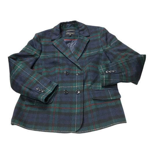 Blazer By Talbots In Plaid Pattern, Size:16