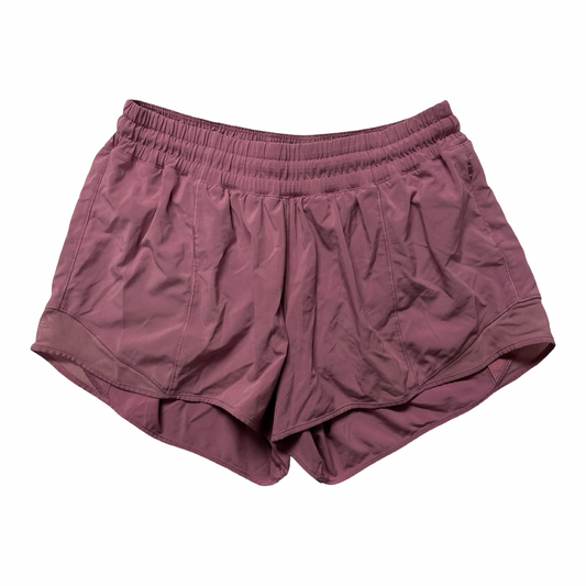 Athletic Shorts By Lululemon In Purple Pink, Size:8