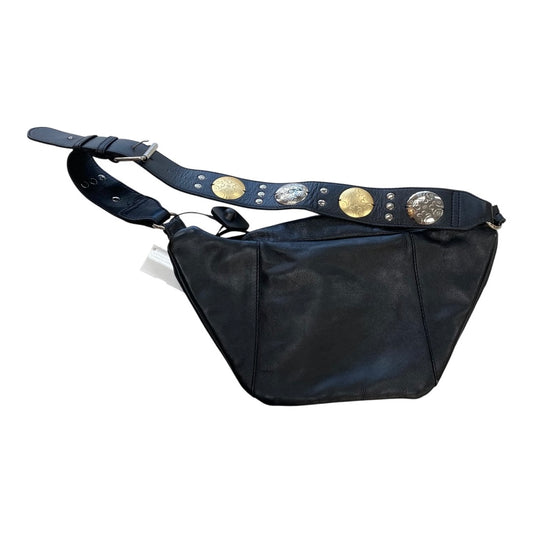 Belt Bag Leather By Free People In Black, Size:Large