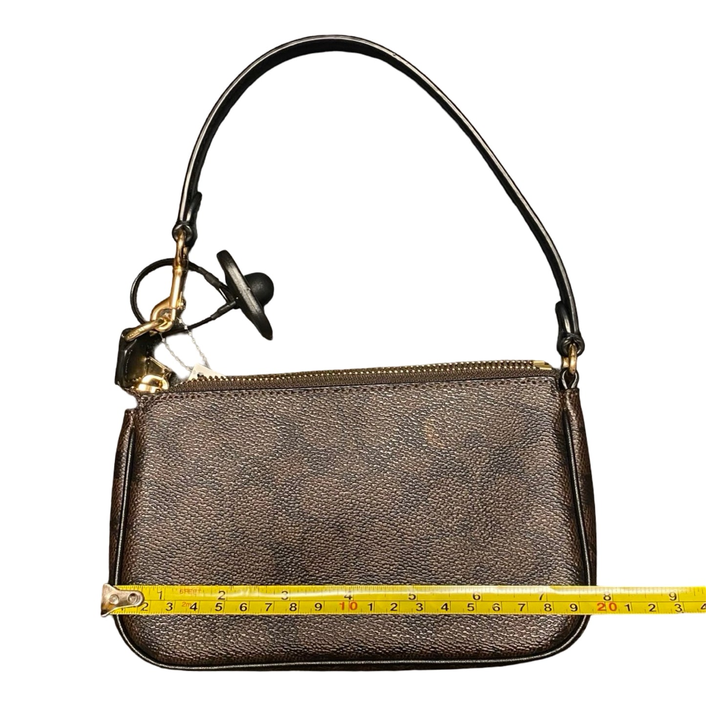 Handbag Designer By Coach In Brown, Size:Small