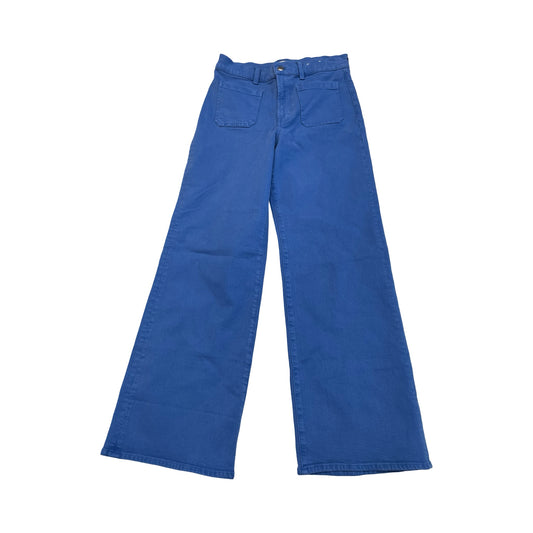Jeans Wide Leg By Madewell In Blue, Size:4