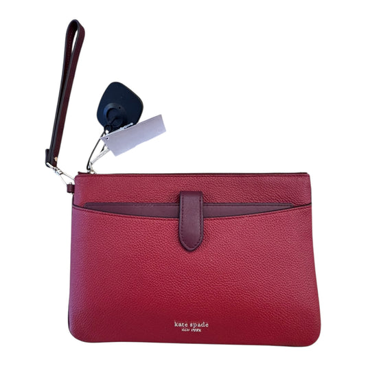 Wristlet Designer By Kate Spade In Red, Size:Large