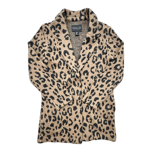 Sweater Cardigan By Rachel Zoe In Animal Print, Size:Xs