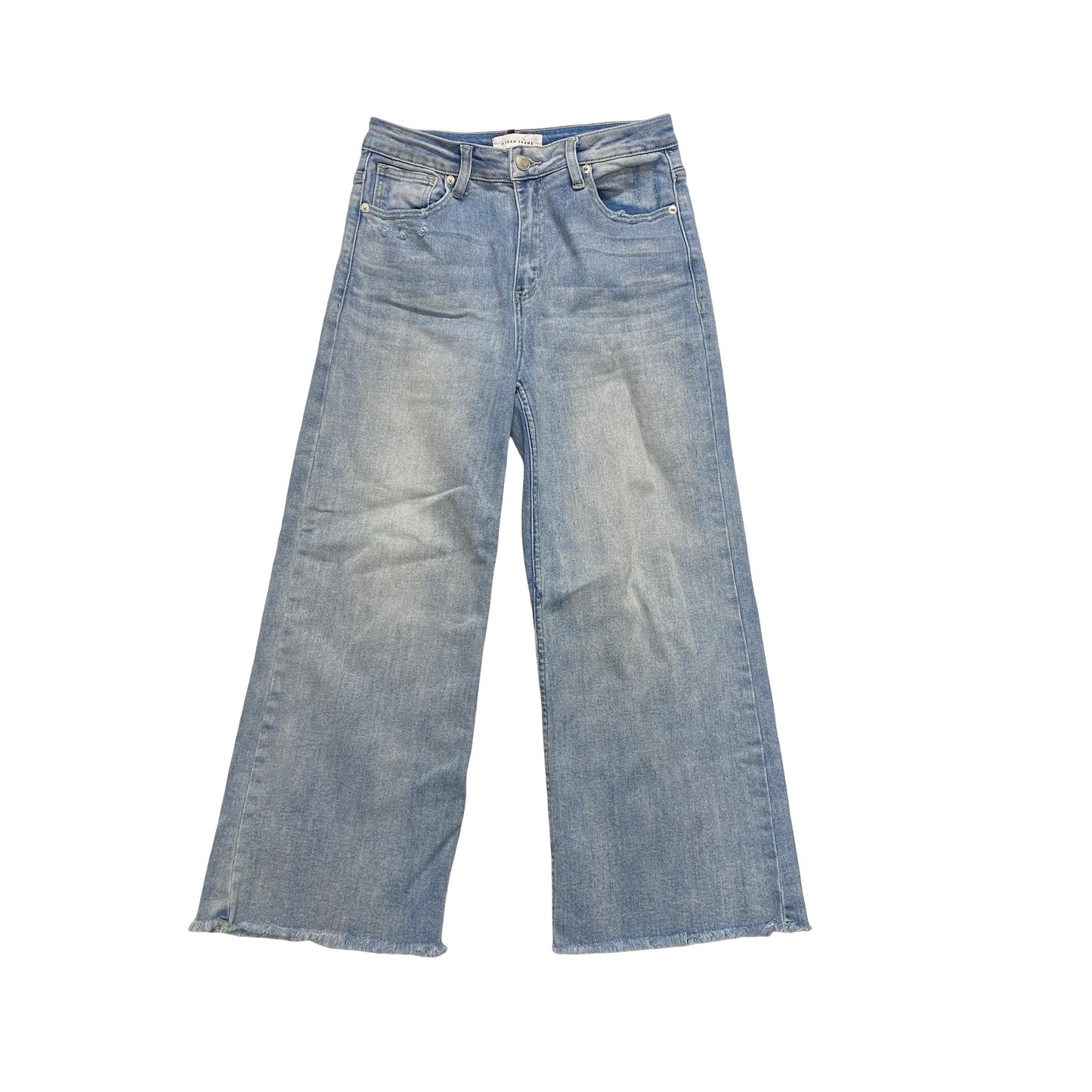 Jeans Straight By Risen In Blue Denim, Size:6