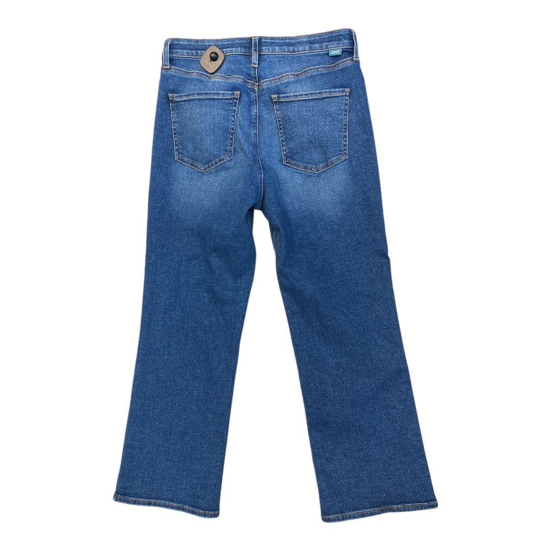 Jeans Straight By Jag In Blue Denim, Size:8