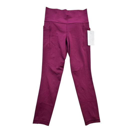 Athletic Leggings By Athleta In Purple, Size:S