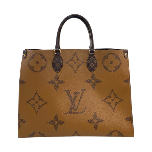 OnTheGo GM Handbag Luxury Designer By Louis Vuitton In Brown, Size:Large (GM)