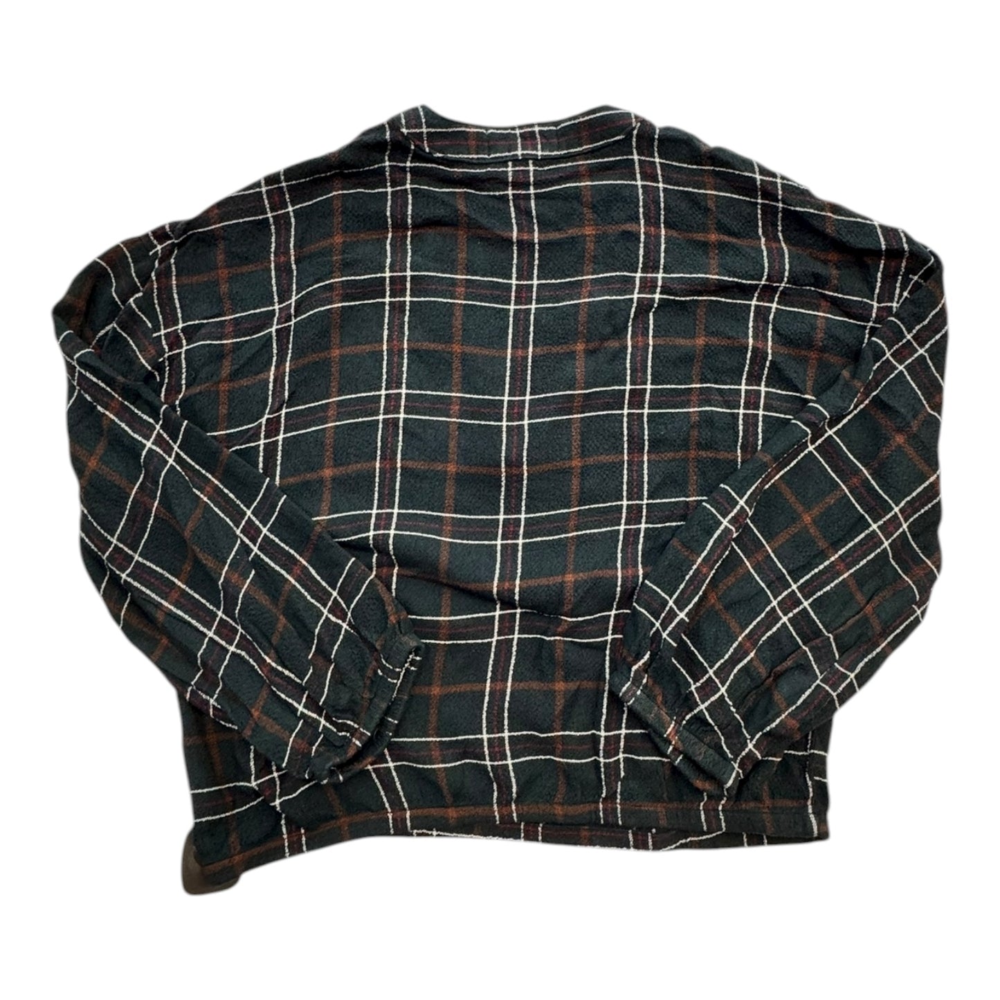 Top Ls By Cloth & Stone In Plaid Pattern, Size:S