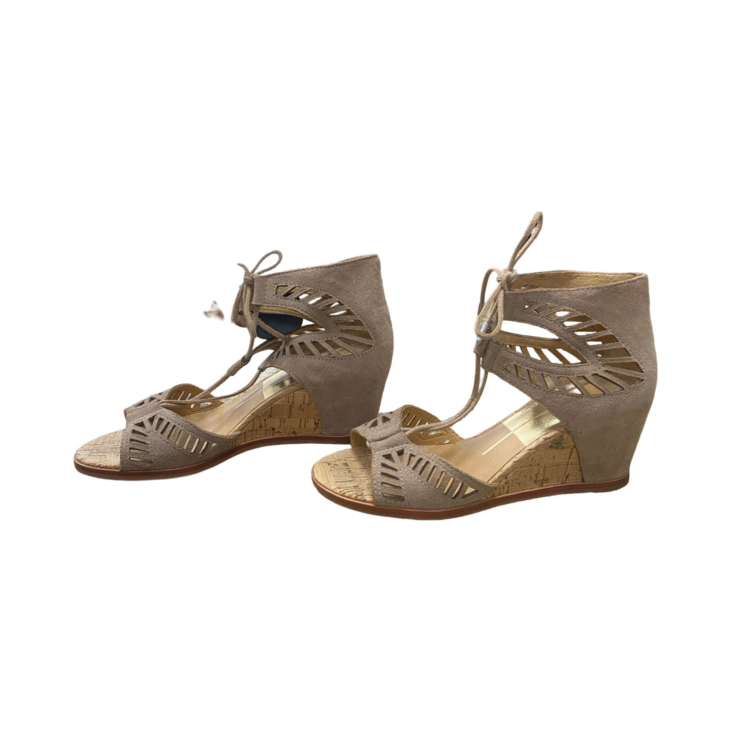 Sandals Heels Wedge By Dolce Vita In Brown, Size:7