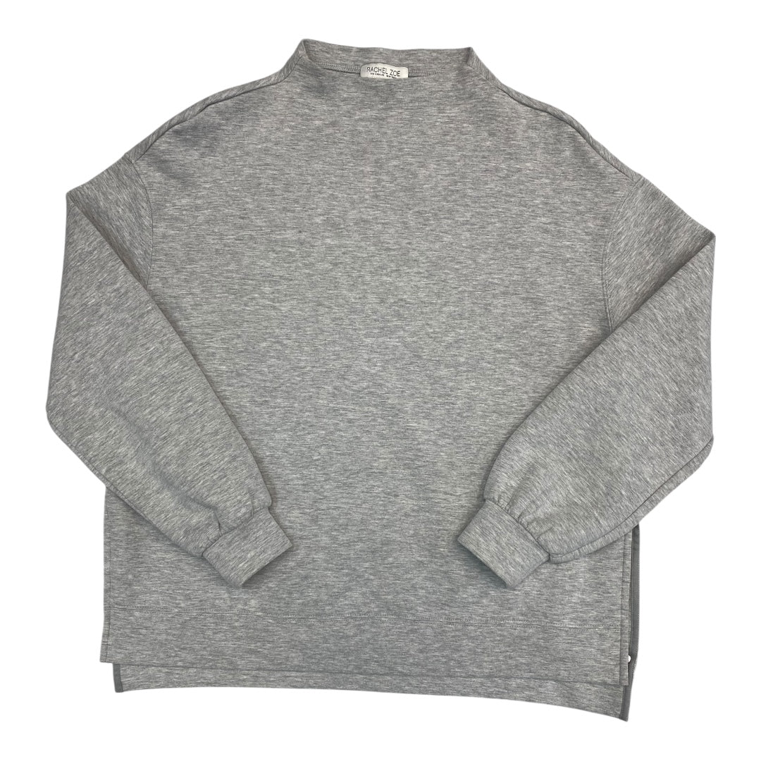 Sweatshirt Crewneck By Rachel Zoe In Grey, Size:L