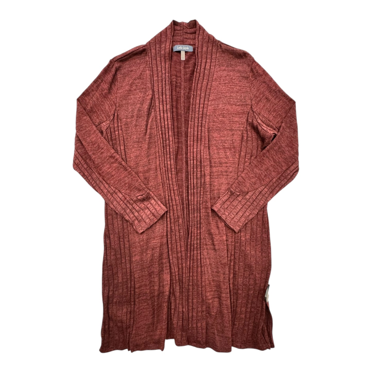 Sweater CardiganBy LAILA JAYDE In Maroon, Size:1X