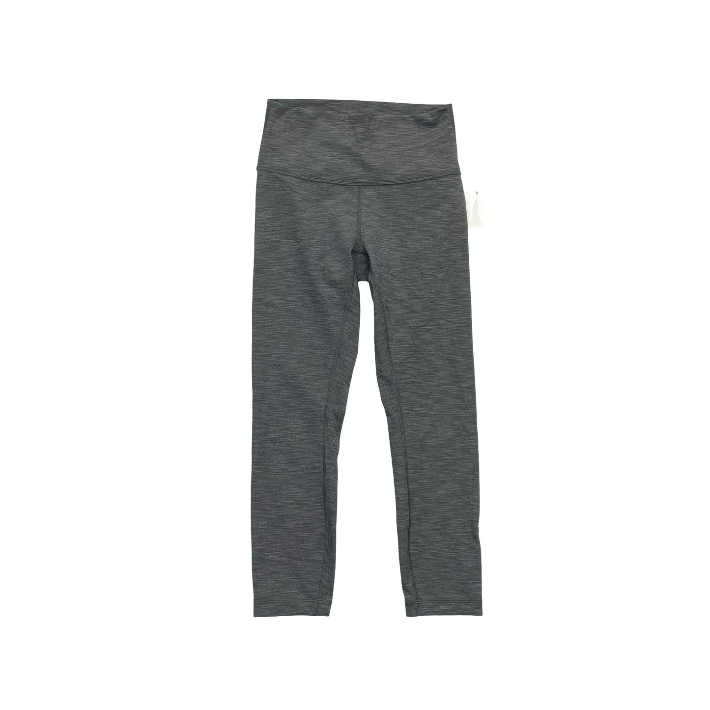 Athletic Leggings Capris By Lululemon In Grey, Size:6