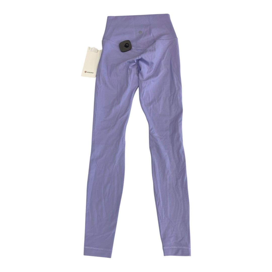 Athletic Leggings By Lululemon In Purple, Size:4