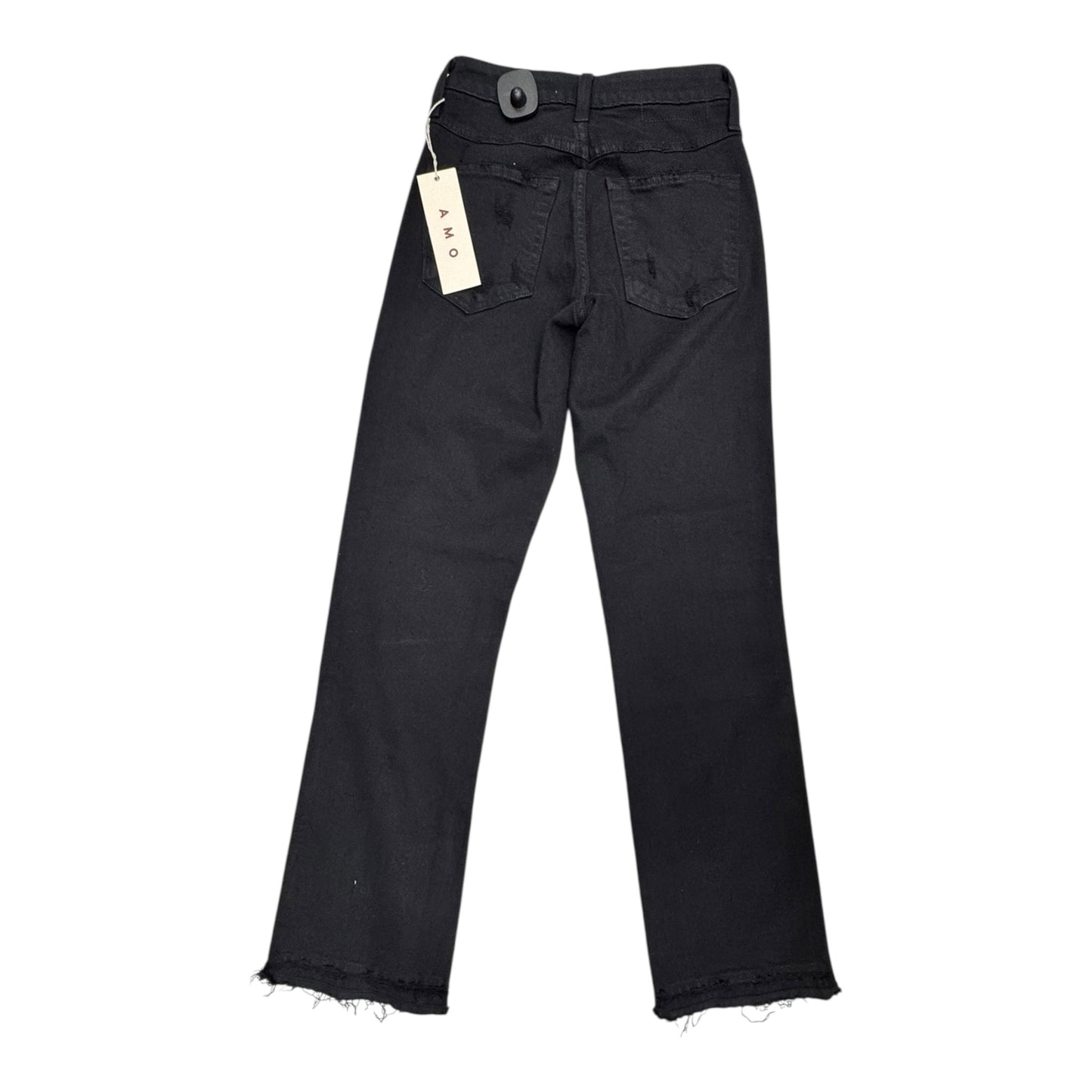 Jeans Straight By Amo In Black, Size:0