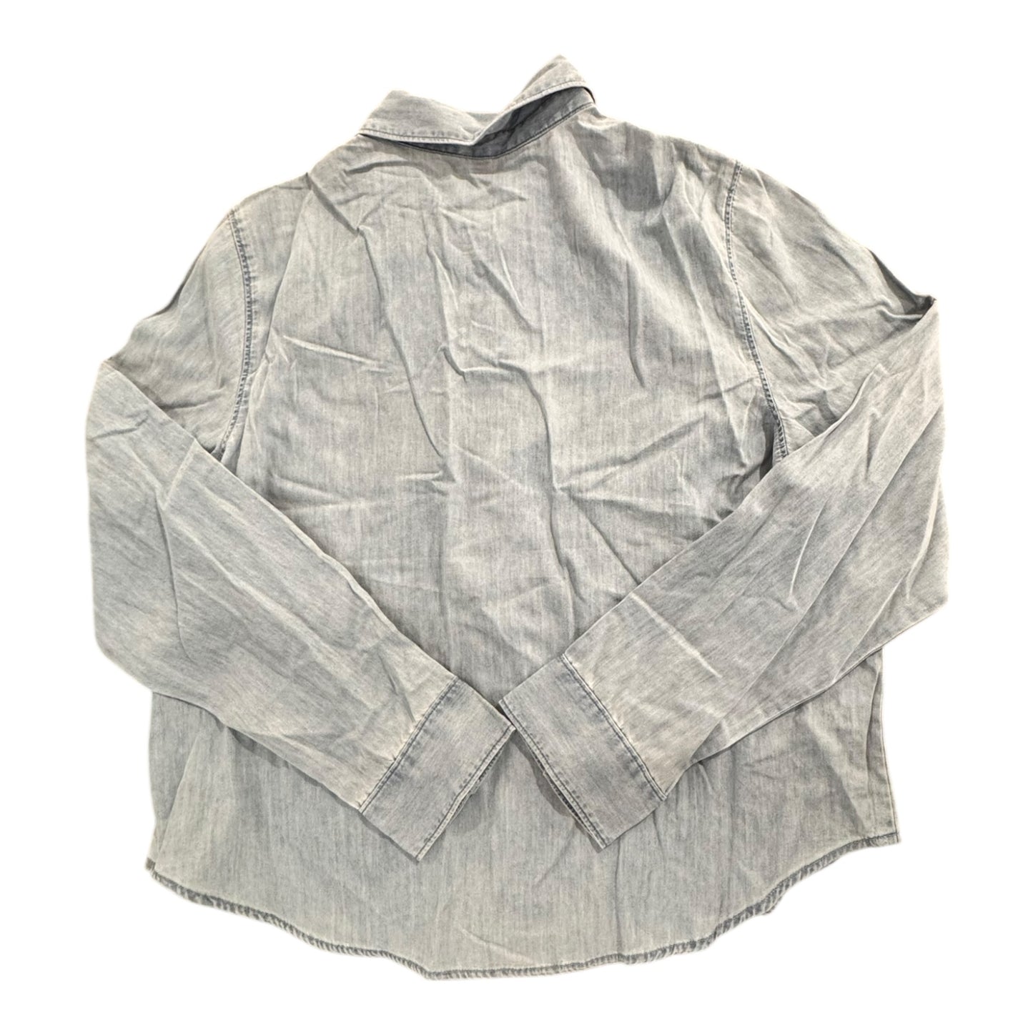 Top Ls By Express In Blue Denim, Size:L