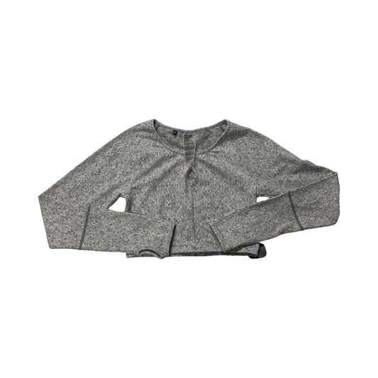 Athletic Top Ls Crewneck By Gym Shark In Grey, Size:M
