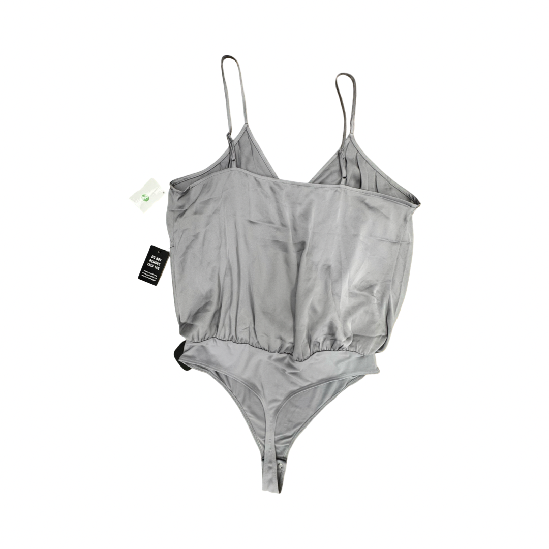 Bodysuit By Express In Grey, Size:L