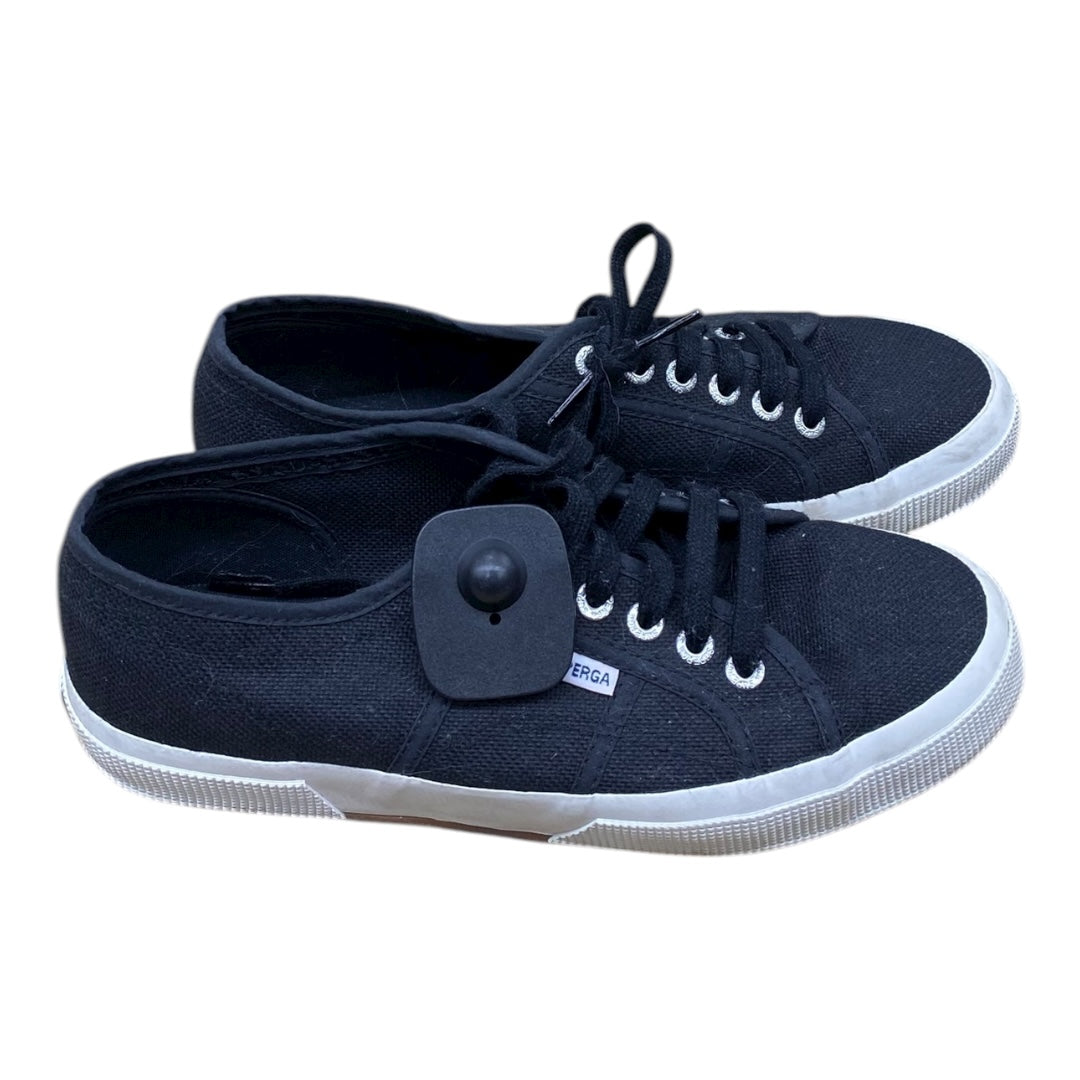 Shoes Sneakers By Superga In Black, Size:8.5