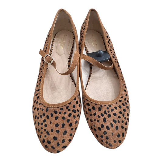 Shoes Flats By Isaac Mizrahi In Animal Print, Size:8.5