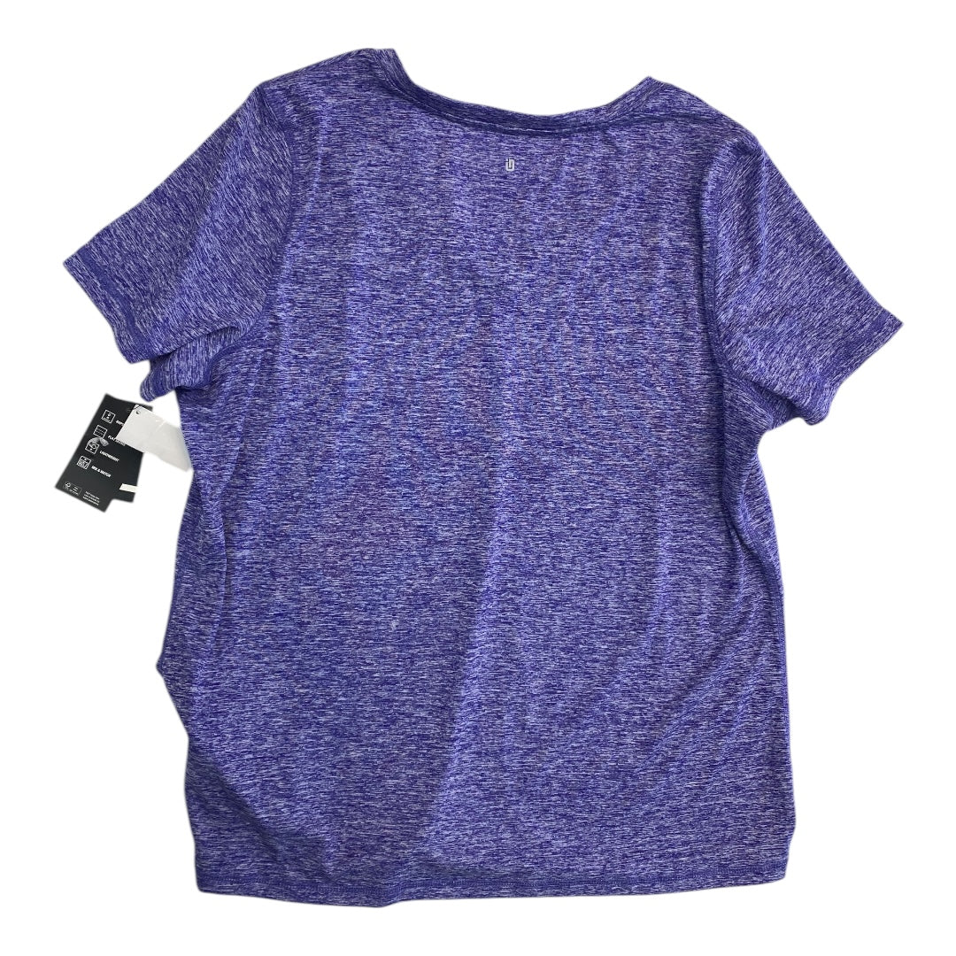 Athletic Top Ss By Ideology In Purple, Size:1X