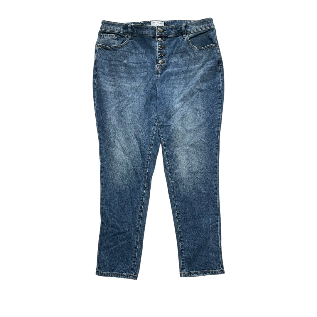 Jeans Skinny By Lane Bryant In Blue Denim, Size:16