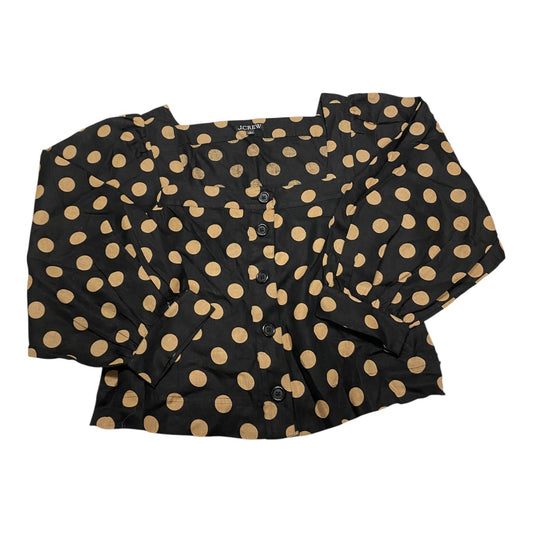 Top Ls By J. Crew In Polkadot Pattern, Size:L
