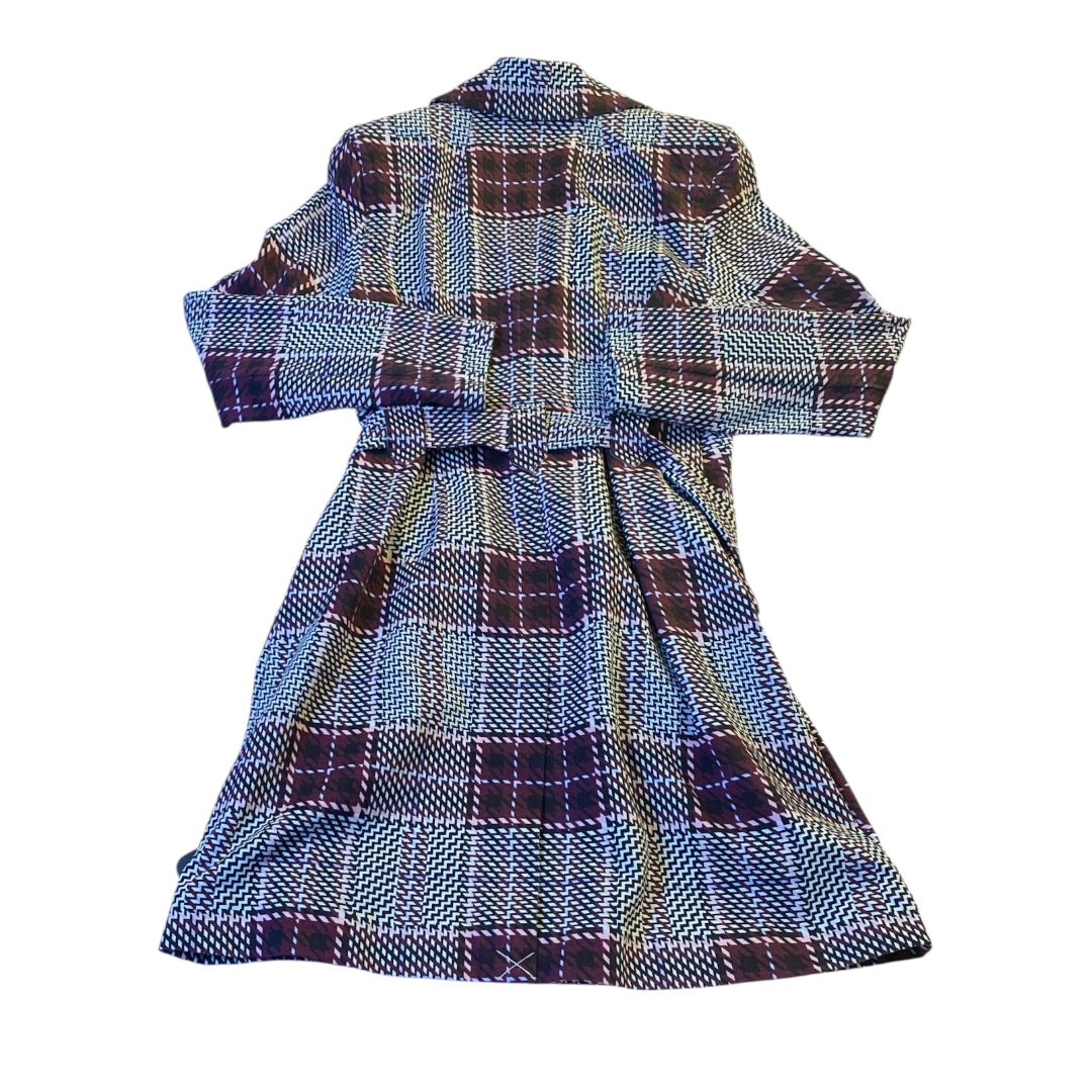 Coat Other By Cabi In Plaid Pattern, Size:M