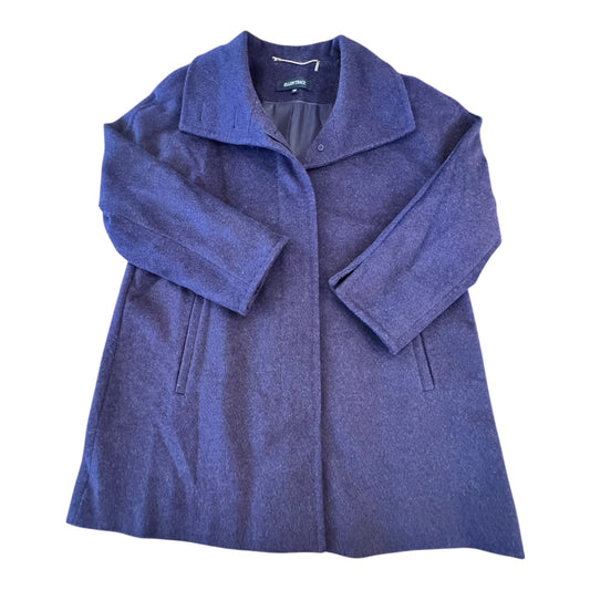 Coat Peacoat By Ellen Tracy In Purple, Size:14P