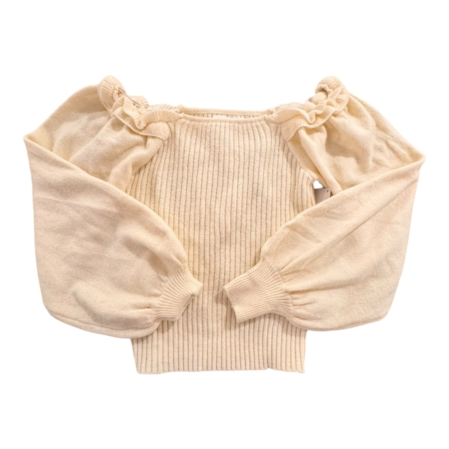 Sweater By JOHNNY BECCA In Cream, Size:S