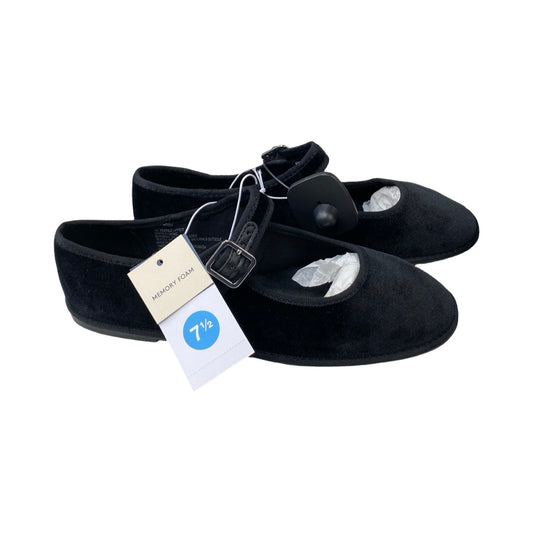 Shoes Flats By Universal Thread In Black, Size:7.5