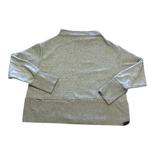 Athletic Sweatshirt Crewneck By Nike In Grey, Size:M