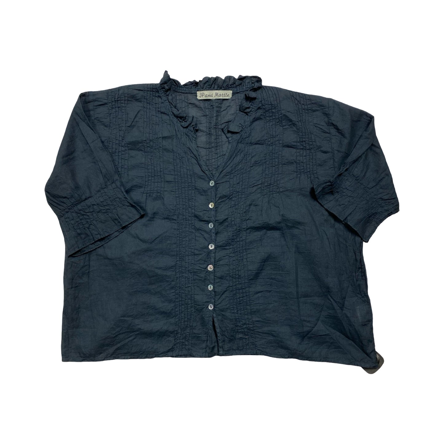Top Ss By JP AND MATTIE In Navy, Size:L
