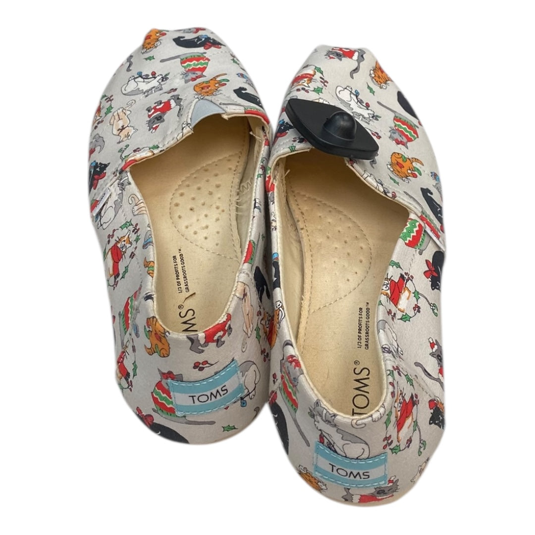 Shoes Flats By Toms In Multi, Size:9