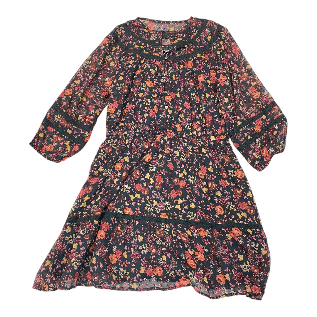 Dress Casual Short By Loft In Floral Print, Size:L