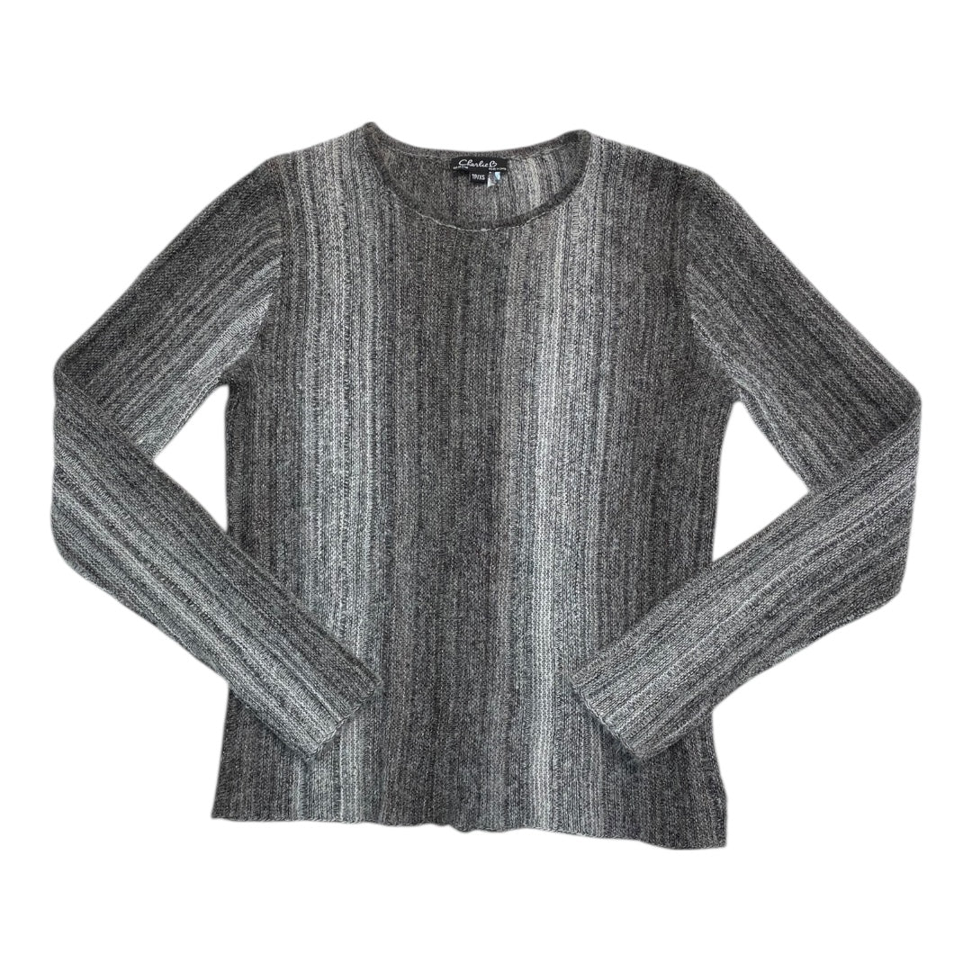 Sweater By Charlie B In Grey, Size:Xs