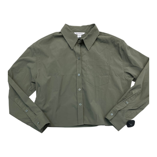 Top Ls By Athleta In Green, Size:M