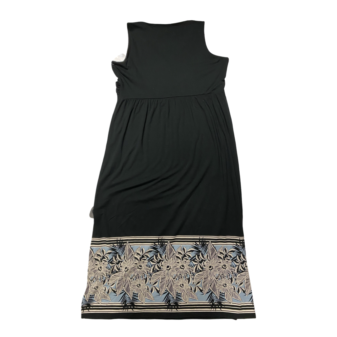 Dress Casual Maxi By J. Jill In Black, Size:Mp