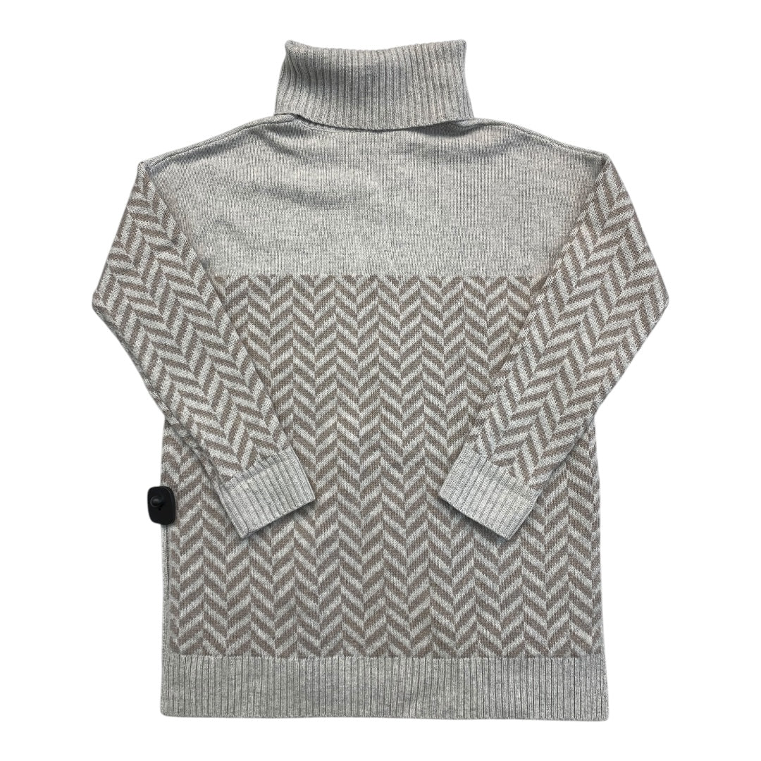 Sweater By Athleta In Grey & Tan, Size:M