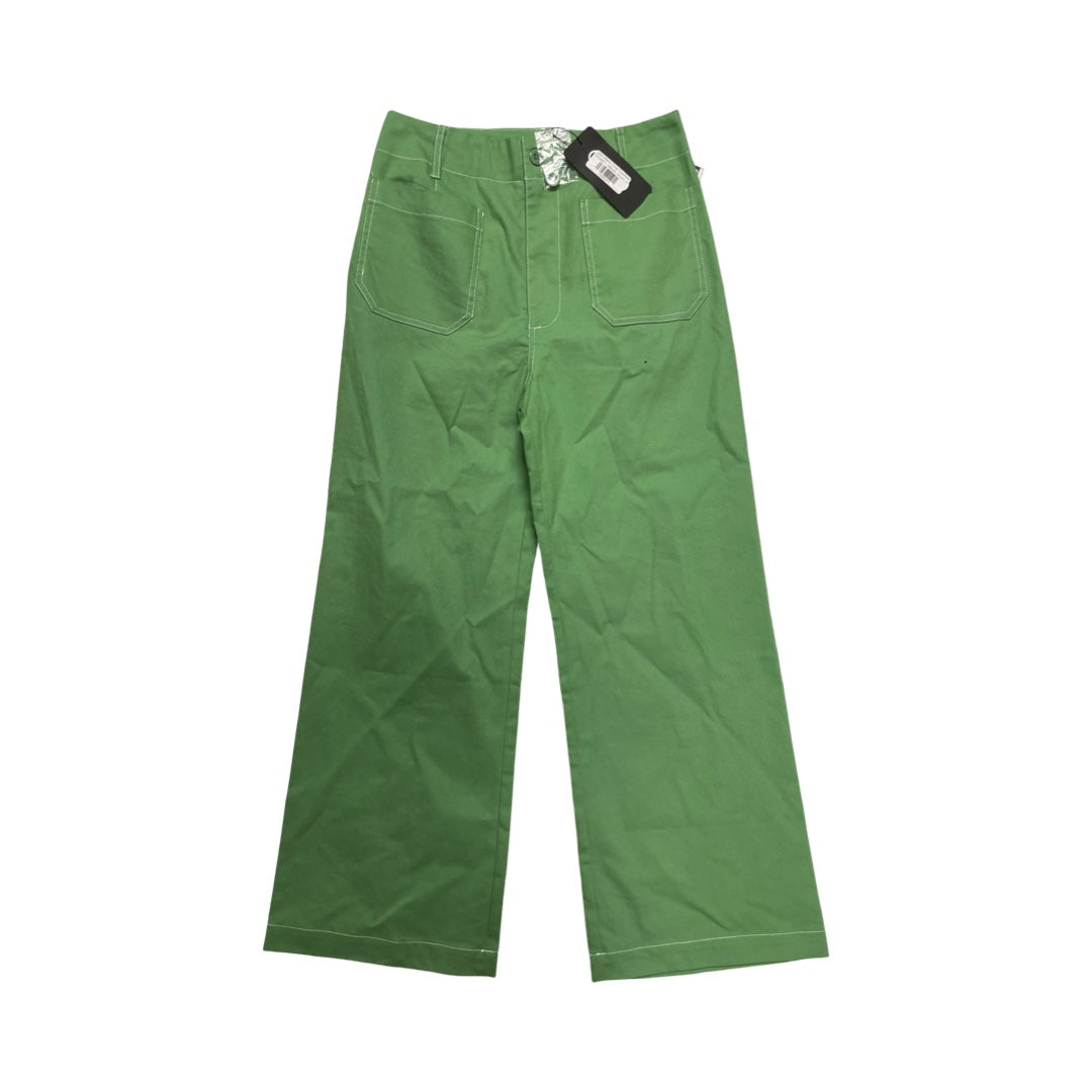 Pants Cropped By Gigio In Green, Size:S