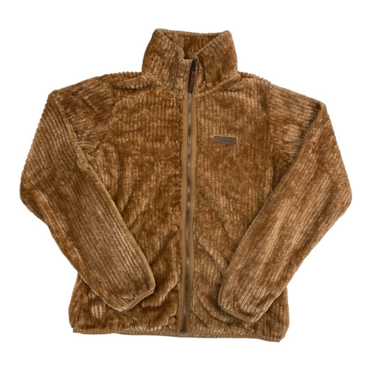 Jacket Fleece By Columbia In Brown, Size:M