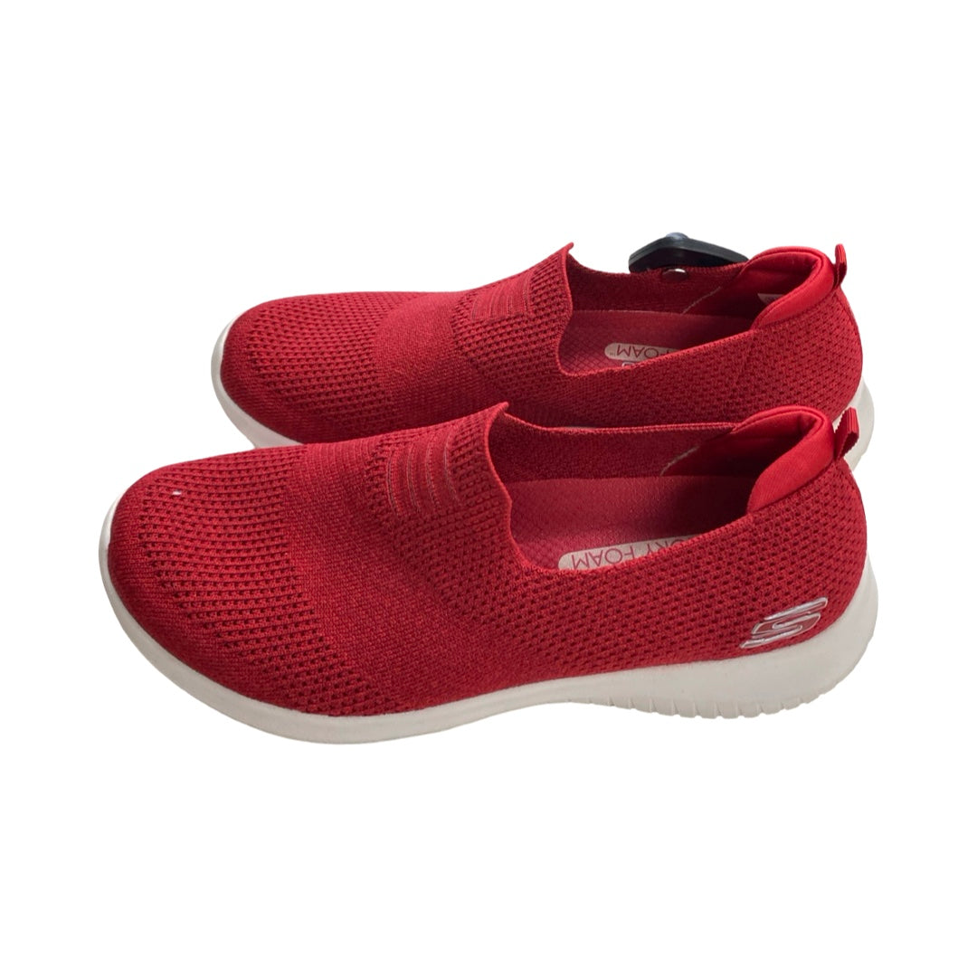 Shoes Athletic By Skechers In Red, Size:10