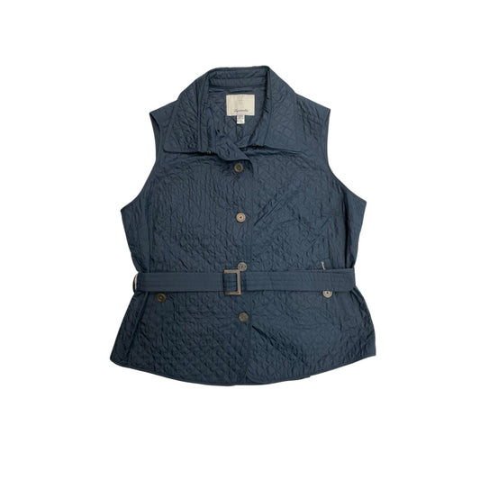 Vest Designer By Facconnable In Navy, Size:L