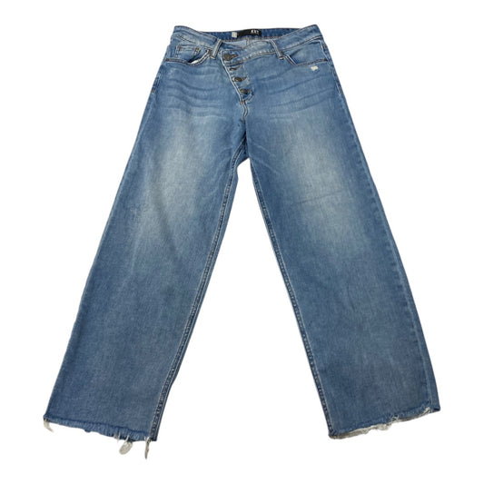 Jeans Cropped By Kut In Blue Denim, Size:6