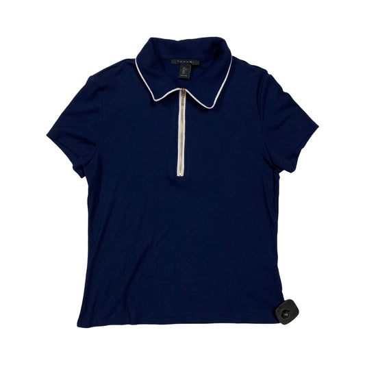 Top Ss By Tahari In Navy, Size:L