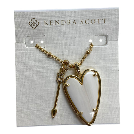 Necklace Other By Kendra Scott In Gold & White