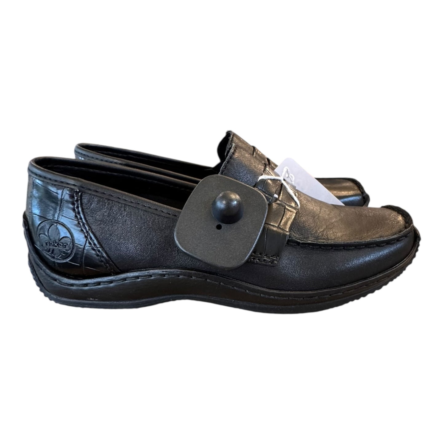 Shoes Flats By Riekers In Black, Size:7