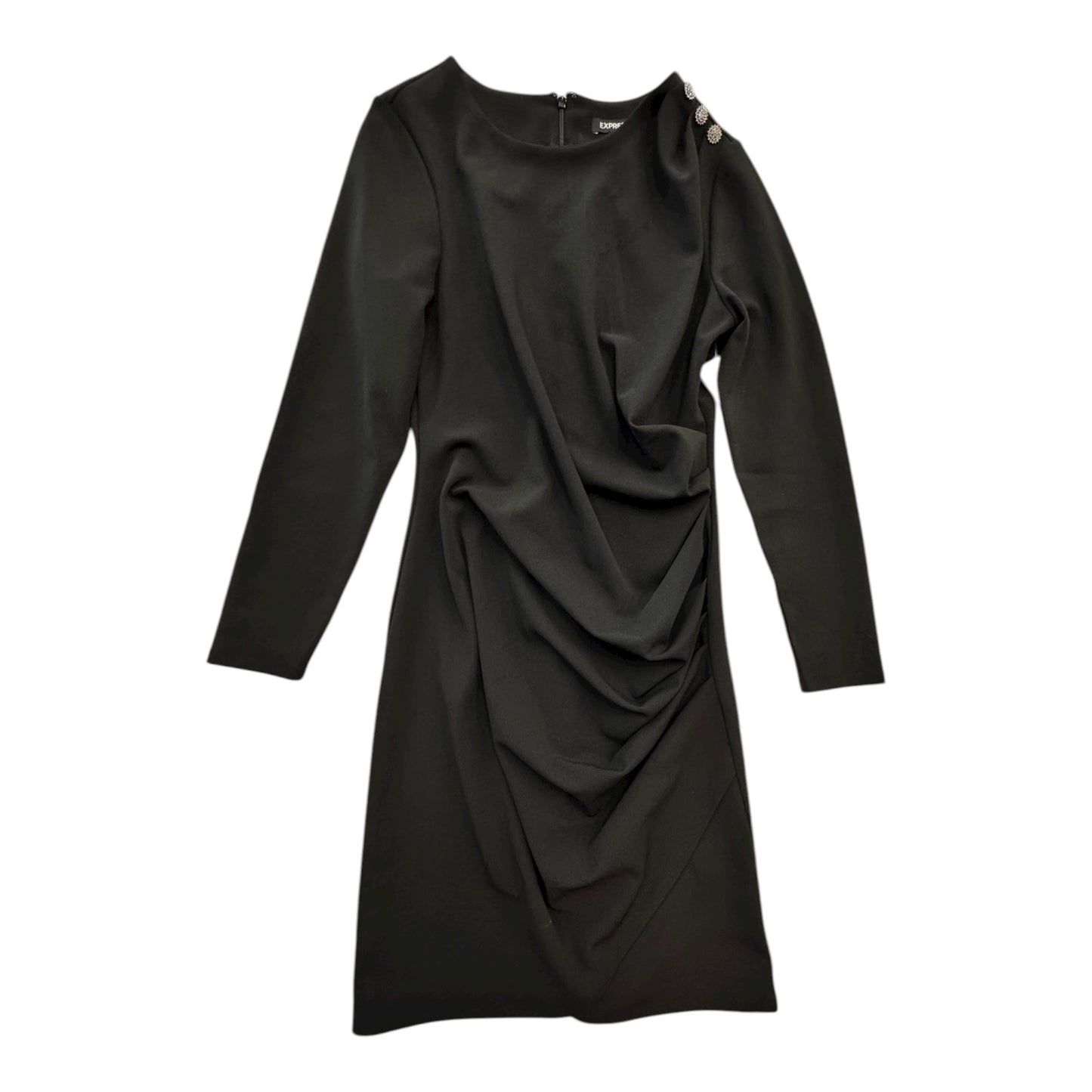 Dress Casual Midi By Express In Black, Size:M